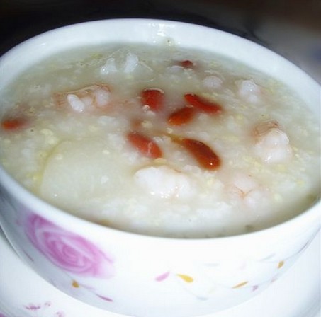 山药虾仁粥