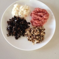 宝宝食谱：香菇木耳山药娃娃菜卷～的做法图解1